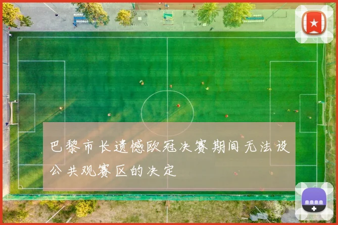巴黎市长遗憾欧冠决赛期间无法设公共观赛区的决定