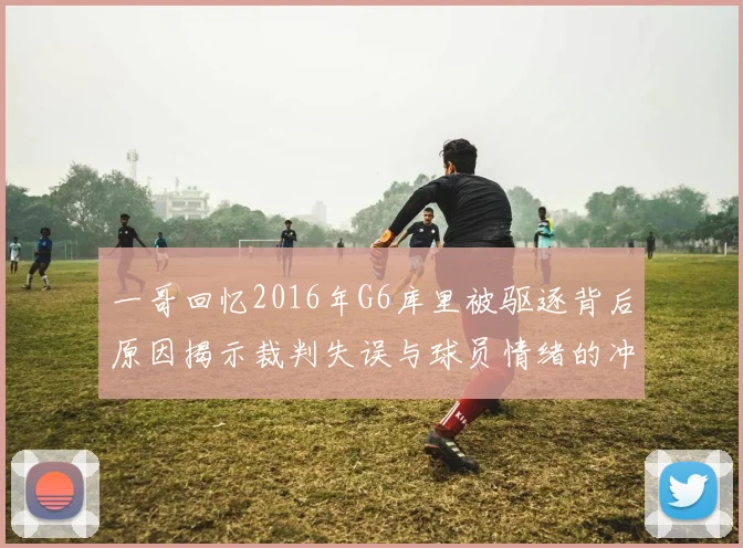 一哥回忆2016年G6库里被驱逐背后原因揭示裁判失误与球员情绪的冲突